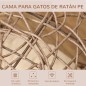 Cama para Gatos de Ratán