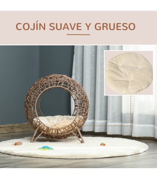 Cama para Gatos de Ratán