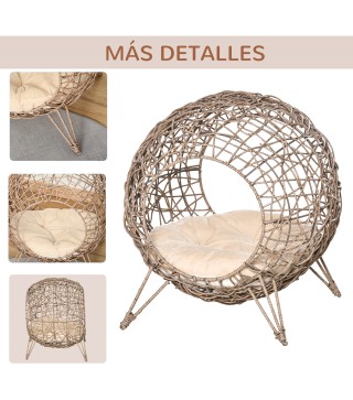Cama para Gatos de Ratán