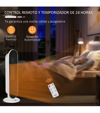 Calefactor Cerámico de Torre