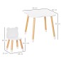 Juego Infantil de Mesa y 2 Sillas Juego Infantil de Mesa y 2 Sillas