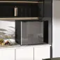 Mini Nevera Silenciosa 46 L Clase E Frigorífico Pequeño con Temperatura Regulable y Puerta Reversible 48x44x49 cm Plata
