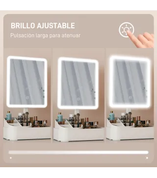 Espejo Maquillaje LED