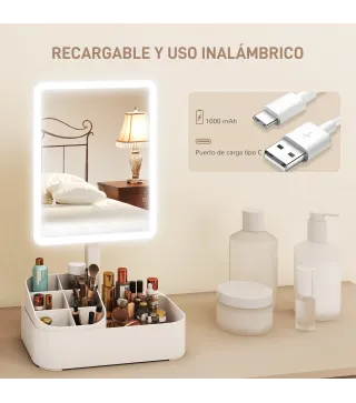Espejo Maquillaje LED