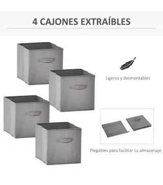 Estantería de 8 Cubos