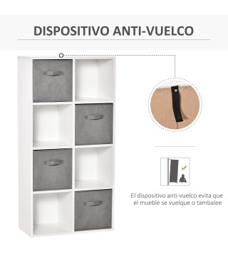 Estantería de 8 Cubos