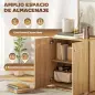 Aparador de Salón con 2 Puertas Armario Auxiliar con 2 Estantes para Libros Ropa Juguetes Estilo Moderno 70x39x70 cm Madera Natu