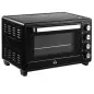 Horno Eléctrico de Sobremesa 32L 1600W con 3 Modos de Calor Temporizador y Temperatura Regulable 52,2x38,1x33,5 cm Negro Horno Eléctrico de Sobremesa 32L 1600W con 3 Modos de Calor Temporizador y Temperatura Regulable 52,2x38,1x33,5 cm Negro