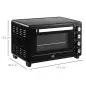 Horno Eléctrico de Sobremesa 32L 1600W con 3 Modos de Calor Temporizador y Temperatura Regulable 52,2x38,1x33,5 cm Negro