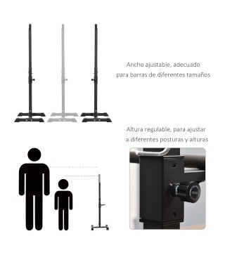 Soporte para Barras de Pesas