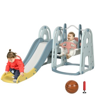 Tobogán Infantil con Columpio