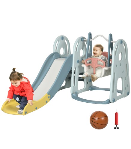 Tobogán Infantil con Columpio