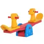 Sube y Baja Infantil Columpio Balancín para Niños con Respaldo Manillar Texturizado en Forma de Jirafa Carga 20kg por Asiento pa Sube y Baja Infantil Columpio Balancín para Niños con Respaldo Manillar Texturizado en Forma de Jirafa Carga 20kg por Asiento pa