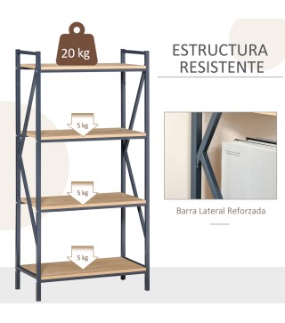 Estantería de 4 Niveles