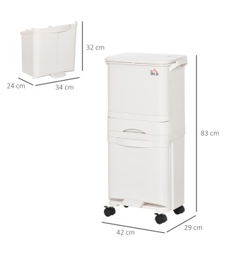 Cubo de Basura y Reciclaje