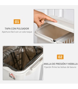 Cubo de Basura y Reciclaje