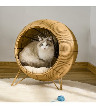 Cama de Ratán para Gatos