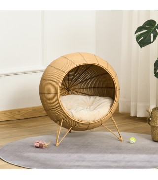 Cama de Ratán para Gatos