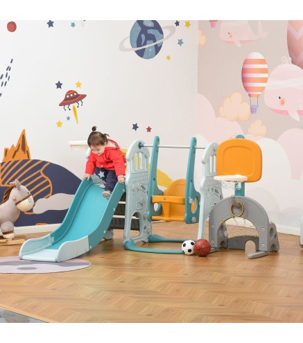 Tobogán y Columpio para Niños