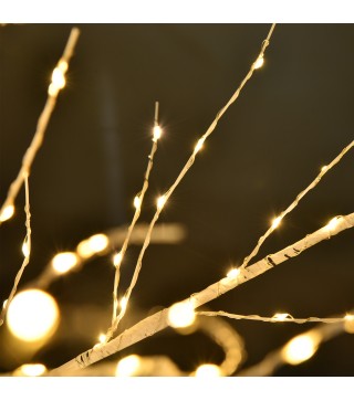 Árbol de Abedul con Luces LED