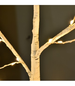 Árbol de Abedul con Luces LED