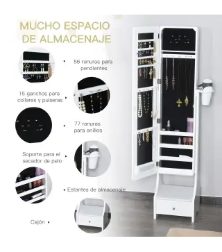 Espejo Joyero de Pie