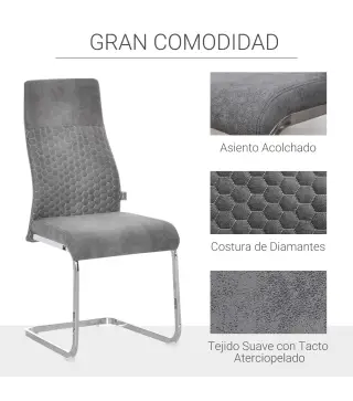 Set de 4 Sillas de Comedor