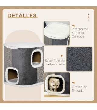 Barril Rascador para Gatos