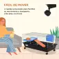 Jaula para Animales Pequeños, Jaula para Roedores con Ruedas, Botella de Agua, Comedero, Dispensador de Heno, Plataforma, Rampa,
