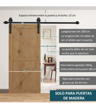 Herraje para Puerta Corredera
