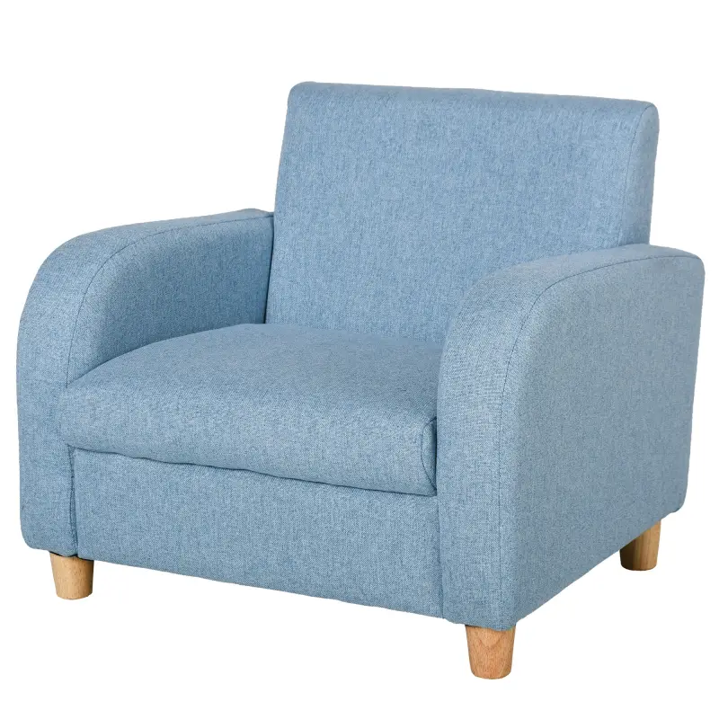 Sillón Infantil Mini Sofá para Niños de +3 Años con Asiento Acolchado Reposabrazos y Estructura de Madera Carga Máx. de 65 kg 49
