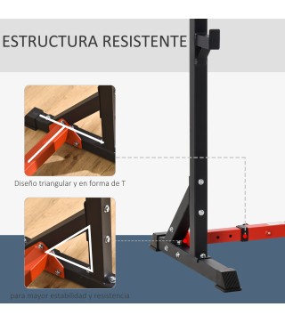 Soporte para Barra Pesas