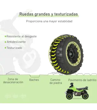 Quad Correpasillo para Niños