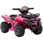 Quad Eléctrico Infantil para +18 Meses Vehículo Eléctrico a Batería 6V con Velocidad de 2 km/h 70x42x45 cm Rosa