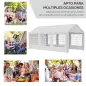 Carpa para Fiestas 6x3 m Cenador Pabellón de Jardín con 4 Paneles Laterales 2 Puertas Enrollables y 6 Ventanas Protección UV par Carpa para Fiestas 6x3 m Cenador Pabellón de Jardín con 4 Paneles Laterales 2 Puertas Enrollables y 6 Ventanas Protección UV par