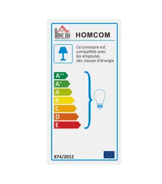 Lámpara de Pie con Estantes