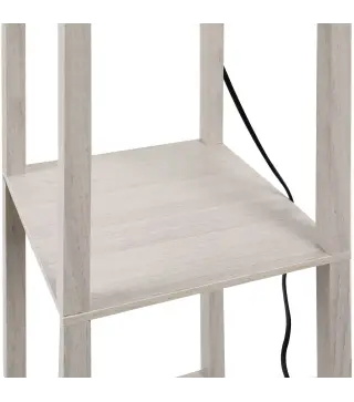 Lámpara de Pie con Estantes