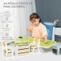 Juego de Mesa y 2 Sillas Infantil