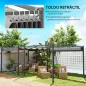 Pérgola con Techo Retráctil Pérgola de 3x3 m con Cierre Magnético Protección UV30+ Pabellón para Jardín Patio Gris
