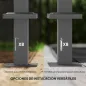 Pérgola con Techo Retráctil Pérgola de 3x3 m con Cierre Magnético Protección UV30+ Pabellón para Jardín Patio Gris