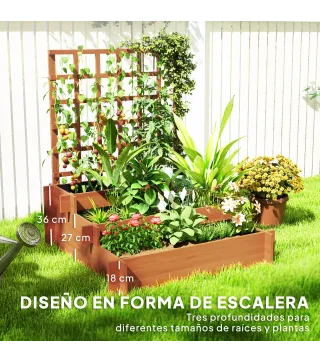 Jardinera con Enrejado