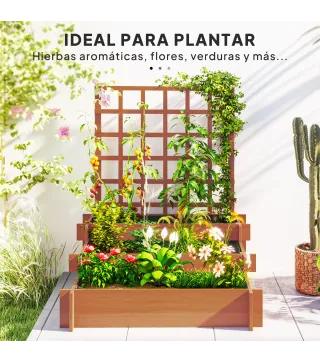 Jardinera con Enrejado