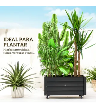 Jardinera con Ruedas