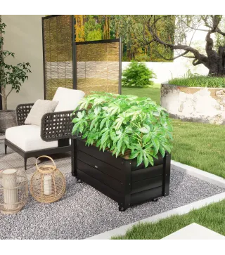 Jardinera con Ruedas