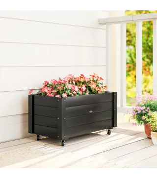 Jardinera con Ruedas