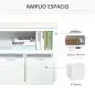 Aparador de Salón con 3 Cajones Extraíbles y Estantes Abiertos para Libros Juguetes Armario Auxiliar de Almacenamiento para Dorm Aparador de Salón con 3 Cajones Extraíbles y Estantes Abiertos para Libros Juguetes Armario Auxiliar de Almacenamiento para Dorm
