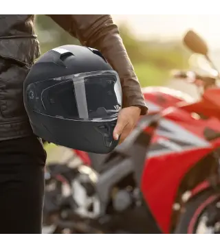 Casco de Moto Integral ECE Talla XL-61-62 cm Casco de Motocicleta con Doble Visera Cabezal Anticolisión y Ventilaciones con Cert