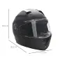 Casco de Moto Integral ECE Talla XL-61-62 cm Casco de Motocicleta con Doble Visera Cabezal Anticolisión y Ventilaciones con Cert