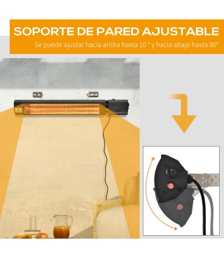 Calefactor Exterior de Pared