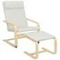 Sillón con Reposapiés Sillón Lectura con Respaldo Alto Reposacabezas Extraíble Patas de Madera y Tapizado en Lino Crema Sillón con Reposapiés Sillón Lectura con Respaldo Alto Reposacabezas Extraíble Patas de Madera y Tapizado en Lino Crema